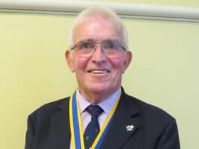The President of the Warwick Rotary Club, David Brain will carrying on his role for another year. Photo supplied