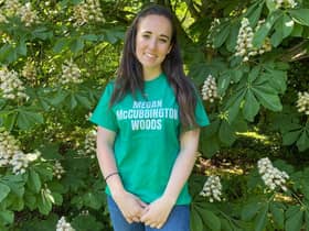 Chris Packham 's stepdaughter Megan McCubbin, who is a TV presenter, zoologist and conservationist is supporting the campaign to save Cubbington Woods from HS2.