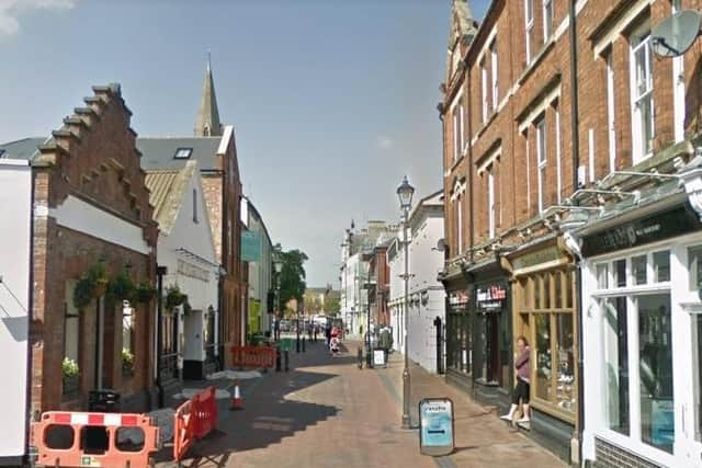 Castle Street, Rugby, where one of the incidents took place. Photo: Google Streetview.