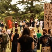 The Black Lives Matter protest in Kenilworth. Photo by Paul Moreau.