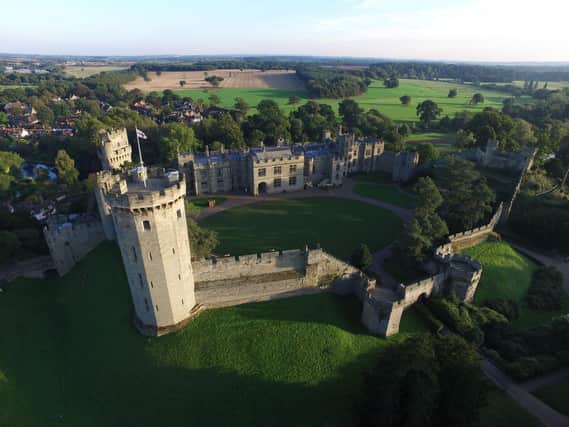 Warwick Castle Aerial Photo