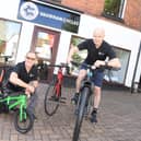 Ray Wilson (left) and Mike Vaughan of Mike Vaughan Cycles in Kenilworth.