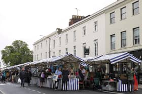 The Covent Garden Quarter Market in Warwick Street in Leamington. Photo by Amanda Stacey.