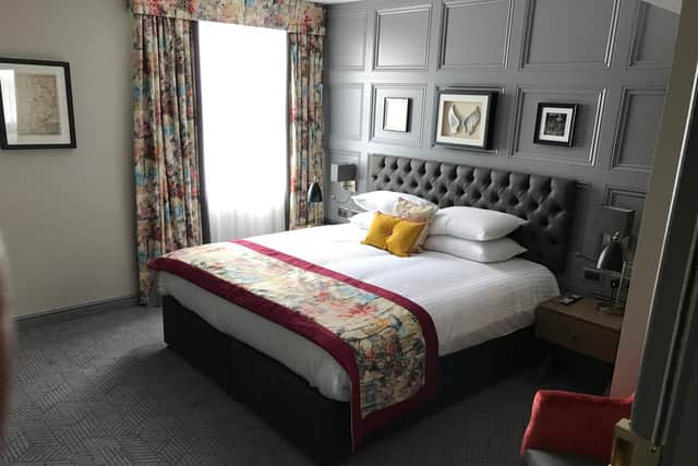 One of the new rooms which have replaced the function room on the ground floor of the Angel Hotel in Leamington.