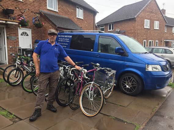 Tony Sewell of The Cycle Recycler in Kenilworth.