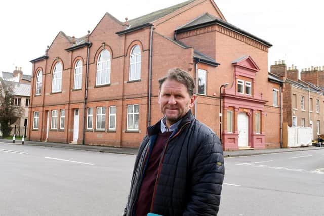 Nigel Shanahan outside the Victorian building. Photo supplied