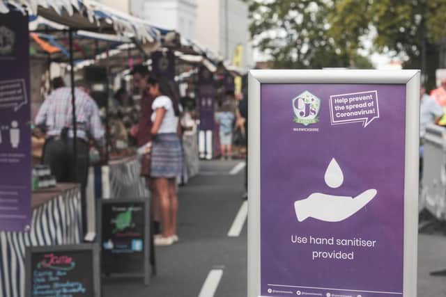 A street market was held at the weekend in Warwick Street in Leamington which
showcased artisan food and drink. This is the first of the newly reformed quarterly markets. Photo supplied