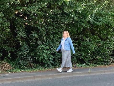 resident Katherine Attreed, is a walking enthusiast and tries to make as many local journeys as she can on foot.