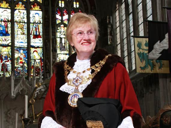 Elizabeth Higgins when she was Mayor of Warwick in 2012. Photo supplied by Warwick Town Council