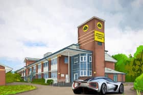 Artists impression of the advanced technology centre when established.
*Final building signage is subject to formal planning approval requirements*