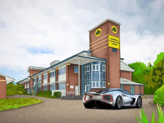 Artists impression of the advanced technology centre when established.
*Final building signage is subject to formal planning approval requirements*