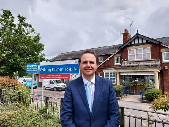 Alberto Costa said he was very disappointed thatLeicestershire Partnership NHS Trust wont be re-opening in-patient services at the Fielding Palmer Hospital for Covid-19 patients.
