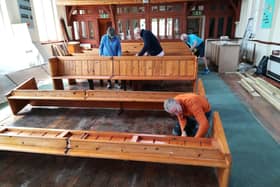 Abbey Hill United Reformed Church in Kenilworth has used the lockdown period to redesign the inside of the church.