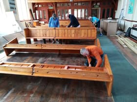 Abbey Hill United Reformed Church in Kenilworth has used the lockdown period to redesign the inside of the church.