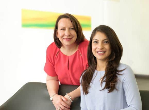 Career-Mums co-founders Sally Dhillon and Nishi Mehta. Photo supplied