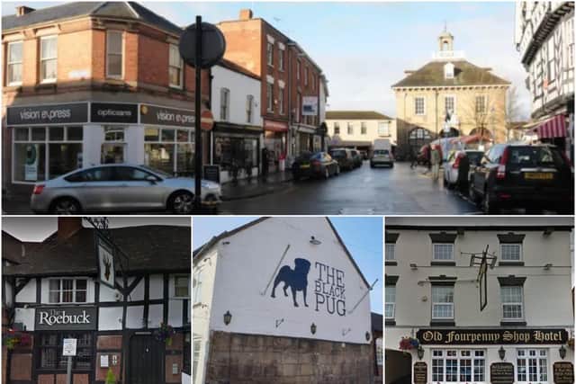 Restaurants and cafes in and around Warwick are offering discounts for customer's food and soft drinks bills throughout August. Photo of Black Pug By Geoff Ousbey and photos of the Roebuck Inn and The Old Fourpenny Hotel by Google Streetview