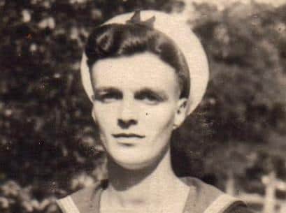 Ken after he had joined HMS Warwick in June 1943 aged 19. Photo submitted