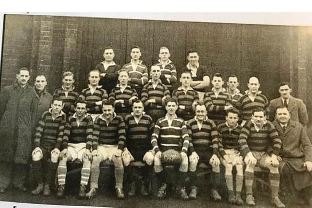 Lockheed 1945-46. Photo supplied by John Lyons Leamington RFC from his History of Leamington RFC.