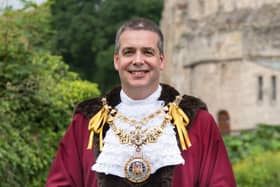 Cllr Terry Morris, Mayor of Warwick for 2020/21. Photo by Warwick Town Council