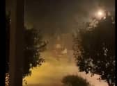 Lucy Nash-Jones's video caught the moment the storm reached Chase Meadows in Warwick.