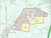 The reserved matters plans for H51 were given planning permission this week. Image from Warwick District Council's Local Plan.
