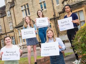 Kingsley school students: L-R: Jenna Morgan, Evelyn OSullivan, Lily Constance, Lily Williamson, Meghna Gupta.