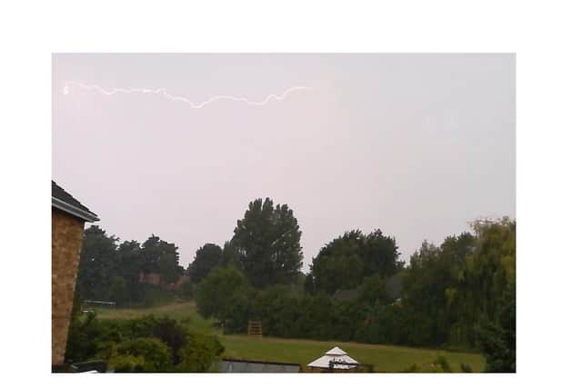 Lightning over Kenilworth. Photo by Steven Barnett.