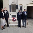 The Mayor and Mayoress of Warwick attended at small service at the weekend to commemorate VJ Day. Photo supplied