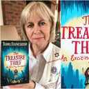 Terri Daneshyar with her book The Treasure Thief. Photos supplied