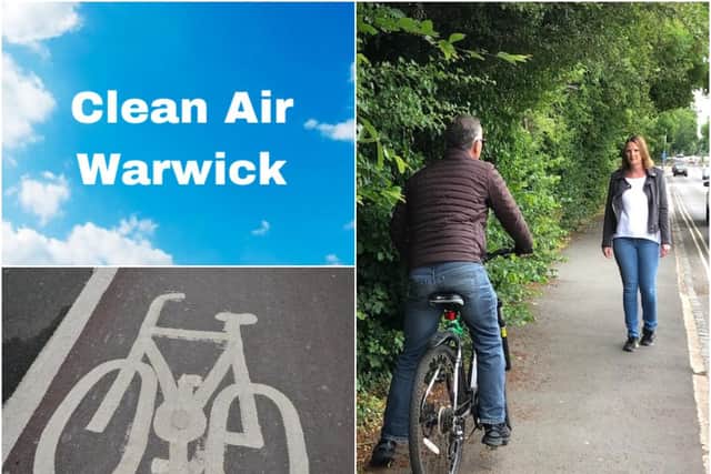 The Clean Air Warwick group have welcomed the news. Photos by Clean Air Warwick