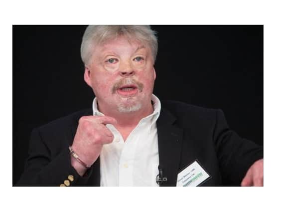 Norman Hyde has set up a fundraising appeal to help Simon Weston (pictured) achieve his lifetime's ambition of riding a motorbike.