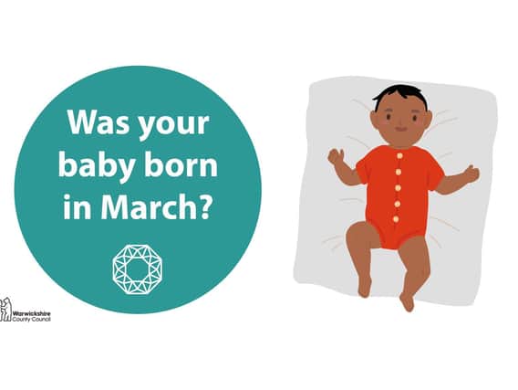 Warwickshire parents of babies born during lockdown are being reminded to make an appointment to get their births registered, if they haven’t already done so.