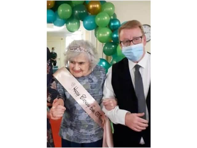 Gwen at her birthday party. Photo supplied