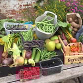 The team at Guy's Cliffe Walled Garden are donating produce to people in need. Photo supplied