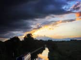 Hannah Millett took this stunning picture of dramatic clouds reflecting on the canal.