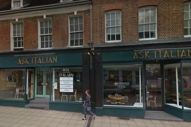 Ask Italian in Warwick. Photo by Google Streetview.
