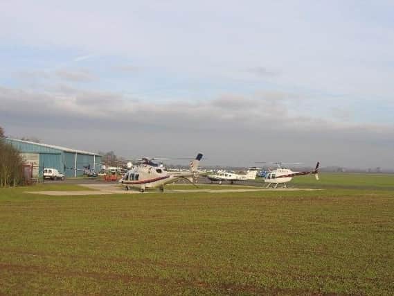 Wellesbourne Airfield stock image