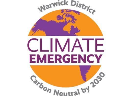 The Warwick District Climate Emergency logo