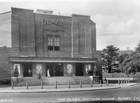 Websters was opposite the Granada cinema, seen here in the days when
it was called the Plaza.