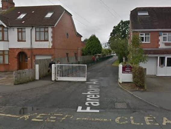The entrance to the school. Photo: Google Streetview.