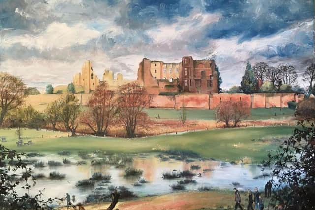 Kenilworth Castle by Karen Pittaway. A piece to be featured in the festival.