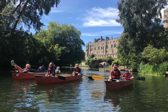 During Warwick Camp 2020 scouts were about to take part in paddlesports sessions. Photo supplied