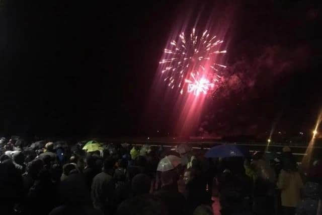 Warwick fireworks show at Warwick Racecourse. Photo supplied.