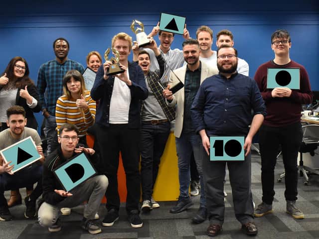 Celebrating 10 years: The creative team at ADAO digital creative agency in Rugby