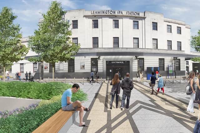 One of the proposed designs for the front of Leamington railway station. Photo submitted