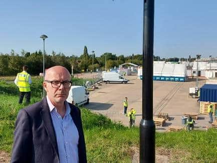 Matt Western went along earlier today - unannounced - to the regional testing facility at the Ricoh Arena in Coventry to see for himself what was happening on the ground.