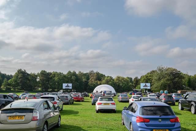 Hundreds of people came along to the new drive-in church service took part on Sunday (September 20).