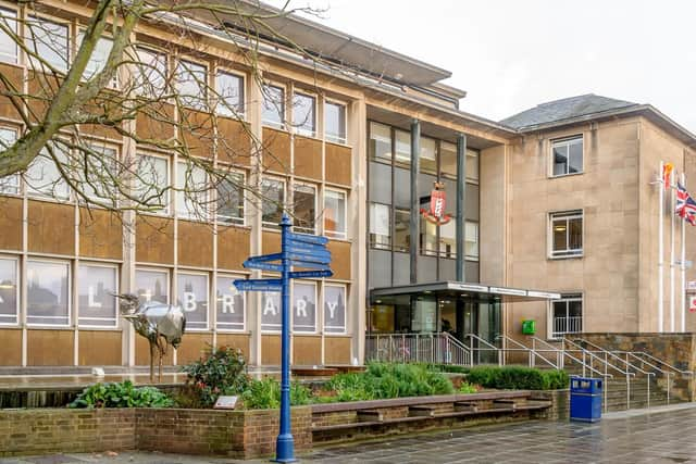 Shire Hall in Warwick, where Warwickshire County Council is based.