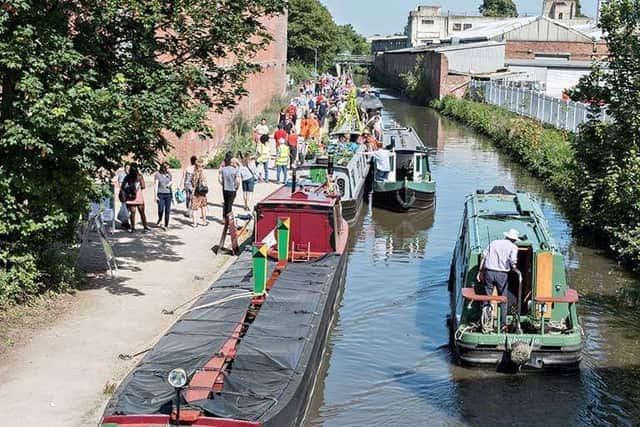 A photo from the 2018 Leamington Canal Festival.