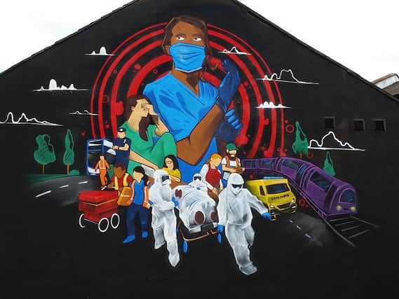 One of the murals by Brink Contemporary Arts.